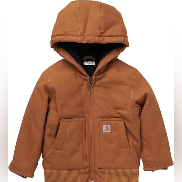 Carhartt Other - Carhartt Kid's Canvas Insulated Hooded Active Jac - Boys Size 3T
